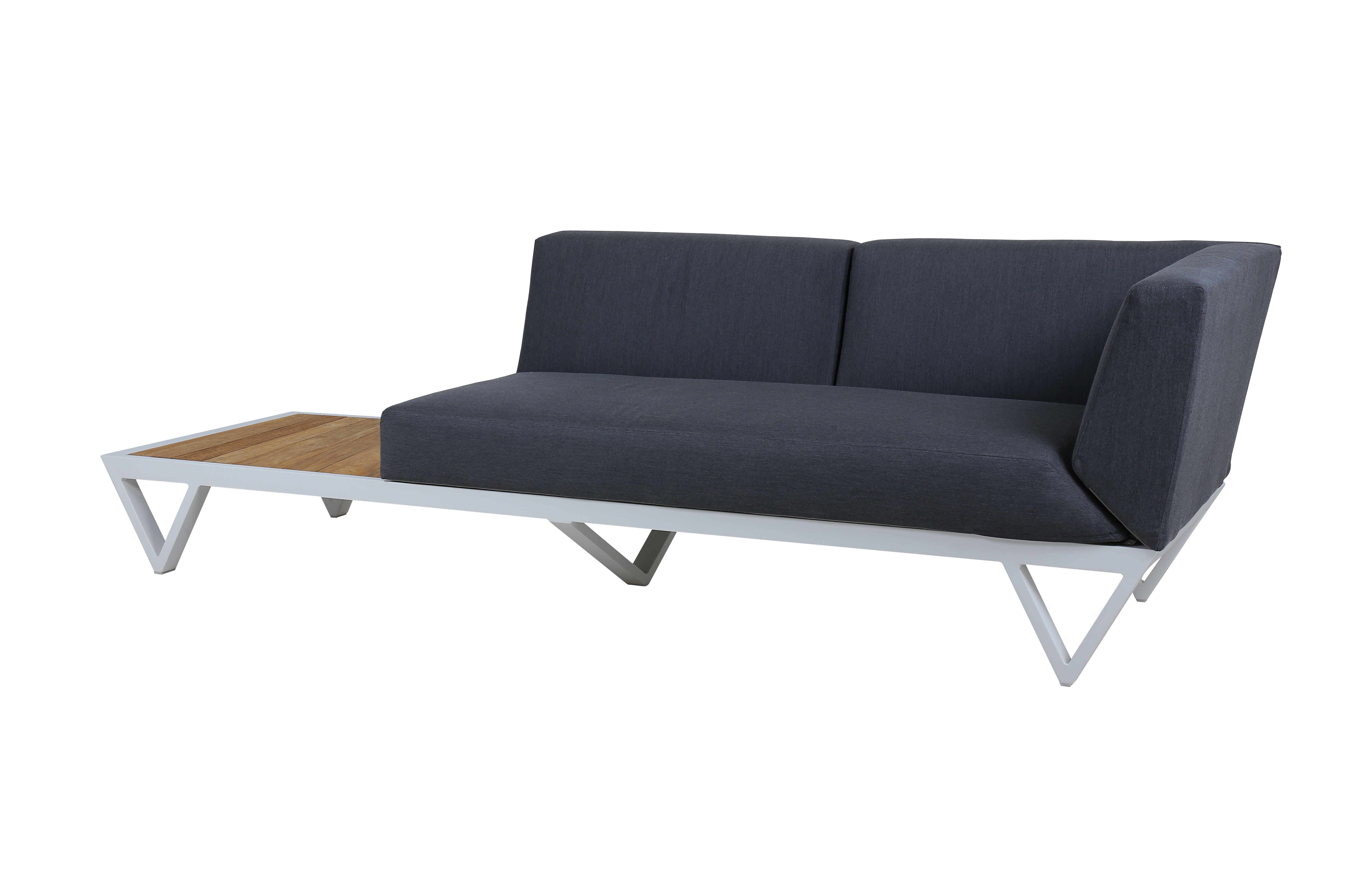 BONDI BELLE Sofa 2 Seater with Table Left Hand Arm - Teak