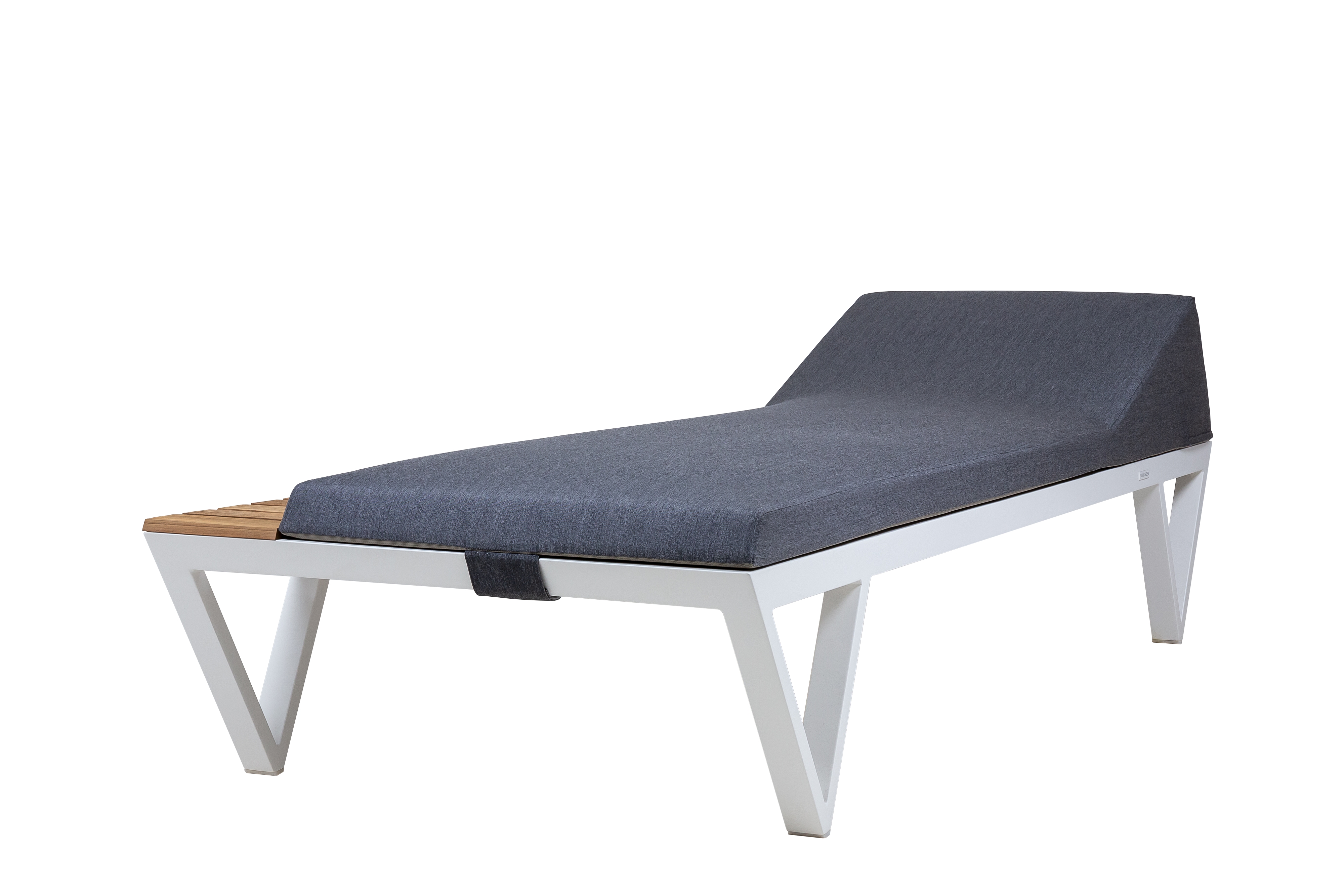 BONDI Sunbed Alu with Tray - Teak