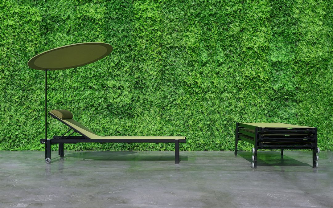 ALLUX Stacking Lounger With Shade