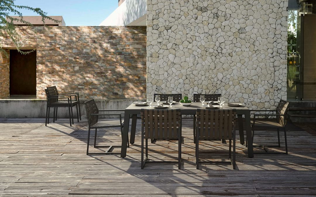 EKKA carver Chair & BAIA Extension Table HPL