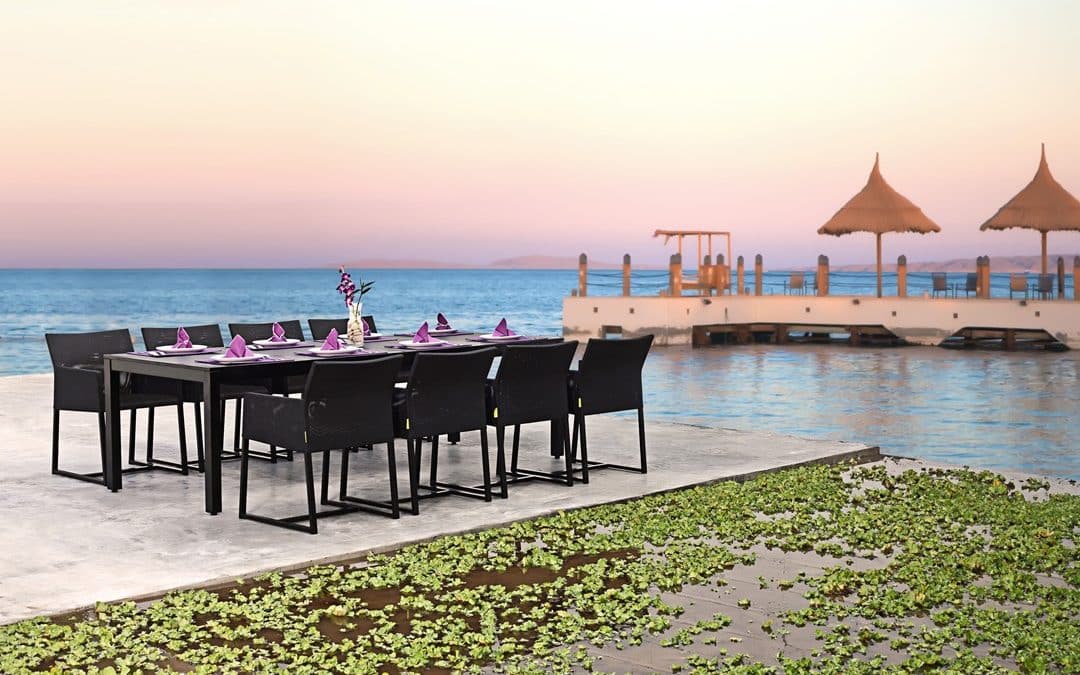 MONO DINING CHAIR & ALLUX DINING TABLE