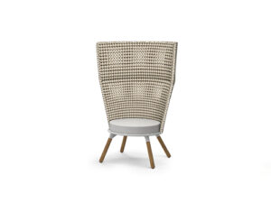 DAISY MAE Chat Chair High Back (Teak Legs)