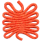 Weaving - rope-coral - CS.W24 - 10 x 10 x 0,3 cm (4