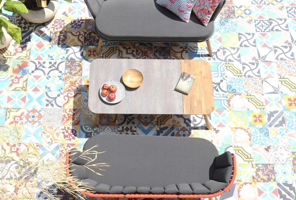 DAISY RAE Bar Chat 2 Seater and Table