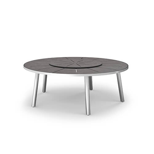 MEIKA Round Table Dia 85″ / 216 cm (HPL) with rotating tray