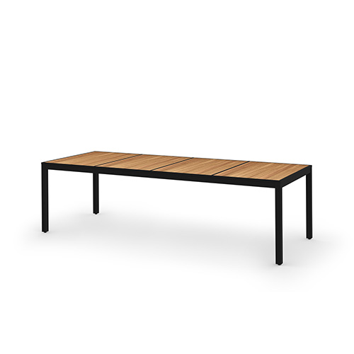 ALLUX Dining Table 106.5″ / 270 cm (Abstract Slats)