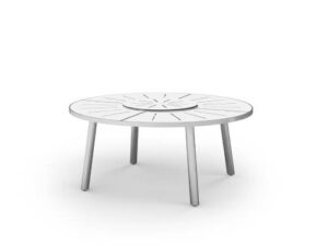 MEIKA Round Table 71" / 180 cm (HPL) with rotating tray