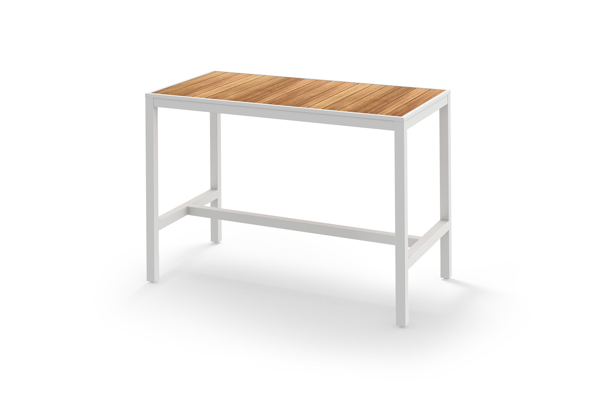 MZ248 - ALLUX Bar Table 150x80x105H Cm (Straight Slats) - CA1