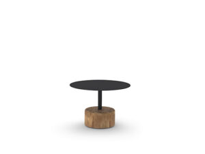 GLYPH Low Table 23.5" / 60 cm (Alu Top | Teak Base)