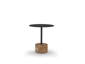 GLYPH Tea Table 23.5" / 60 cm (Alu Top | Teak Base)