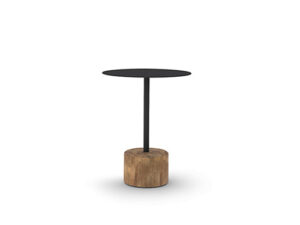 GLYPH Bistro Table 23.5" / 60 cm (Alu Top | Teak Base)