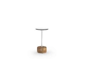 GLYPH Side Table 12" / 30 cm (HPL Top | Teak Base)