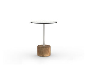GLYPH Bistro Table 23.5" / 60 cm (HPL Top | Teak Base)