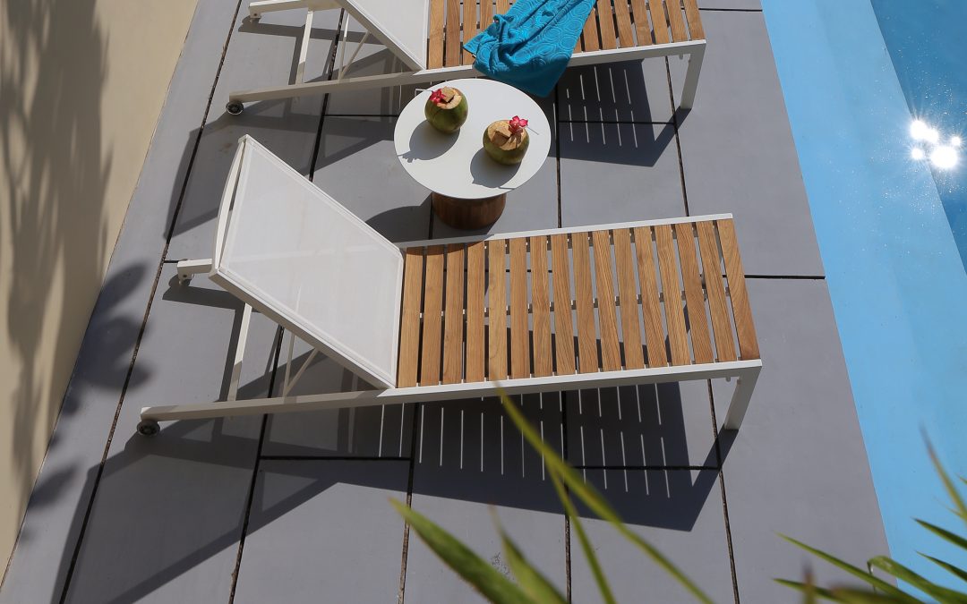 BONDI Chaise Lounge & GLYPH Low Table