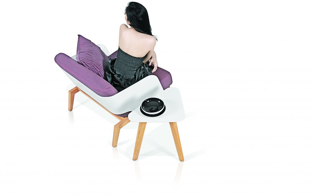 KAAT 1-SEATER AND SIDE TABLE
