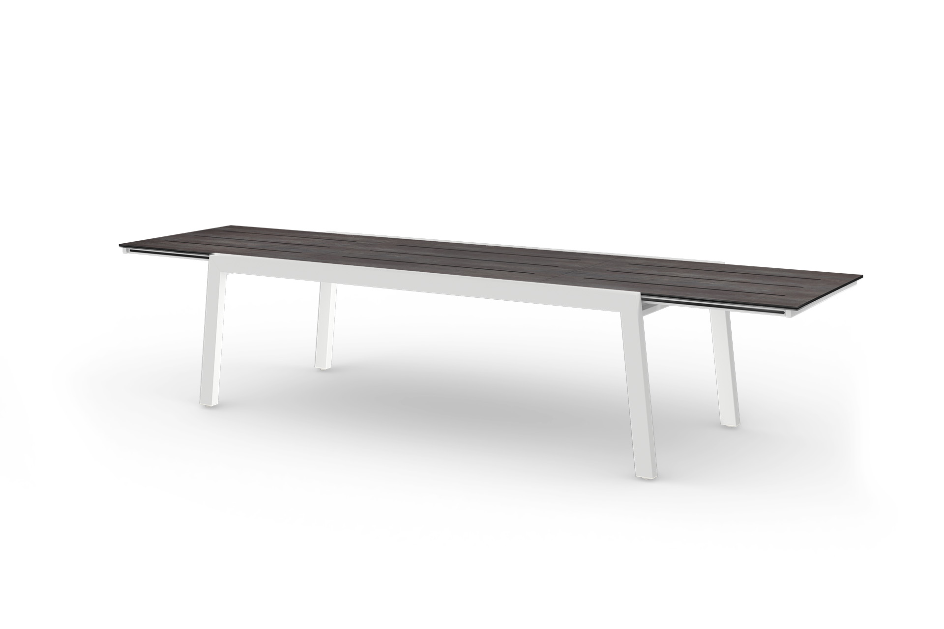 MG5518 BAIA Ext. Table 230-360x100x76H Cm (HPL+Aluminum) - CA1