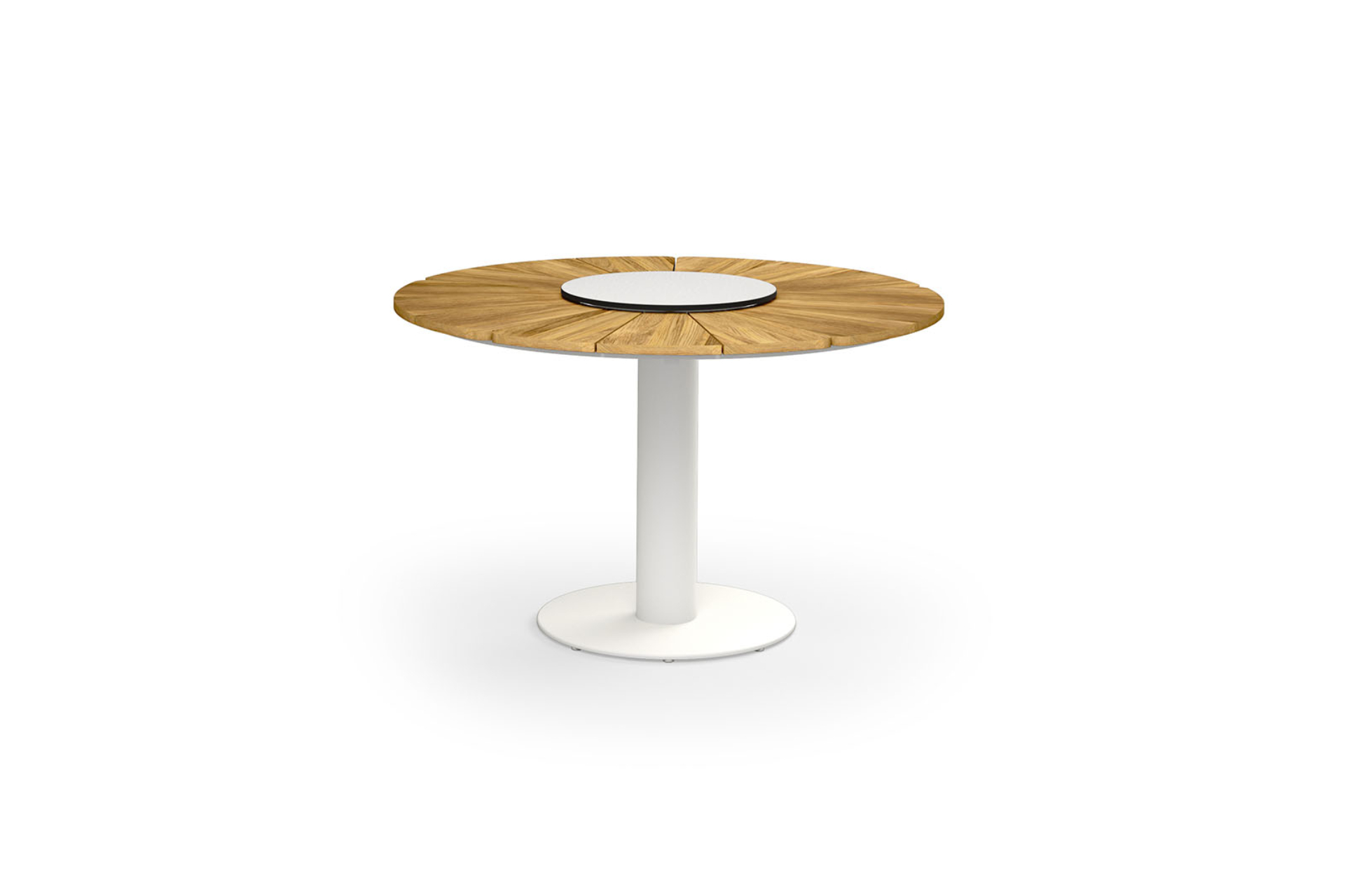 BGN05 BEGONIA Dining Table Dia 127x76Hcm (Teak) with Rotating Tray - CA1