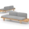 HAC04 HACIENDA Left Hand Sectional (Teak) - CA1