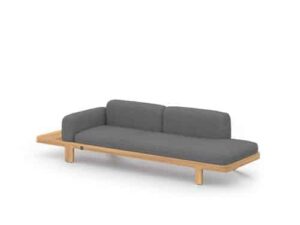 HACIENDA Right Hand Sectional with Arm (Teak)