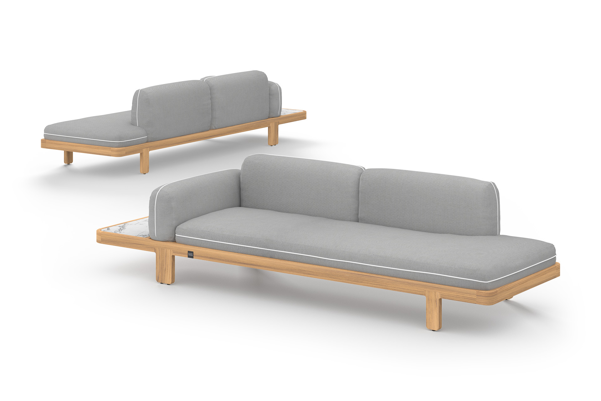 HAC23 HACIENDA Right Hand Sectional with Arm (HPL) - CA1