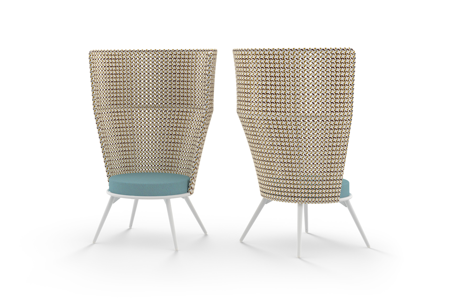 DAI84 DAISY MAE Chat Chair High Back (Alu Legs) - CA1