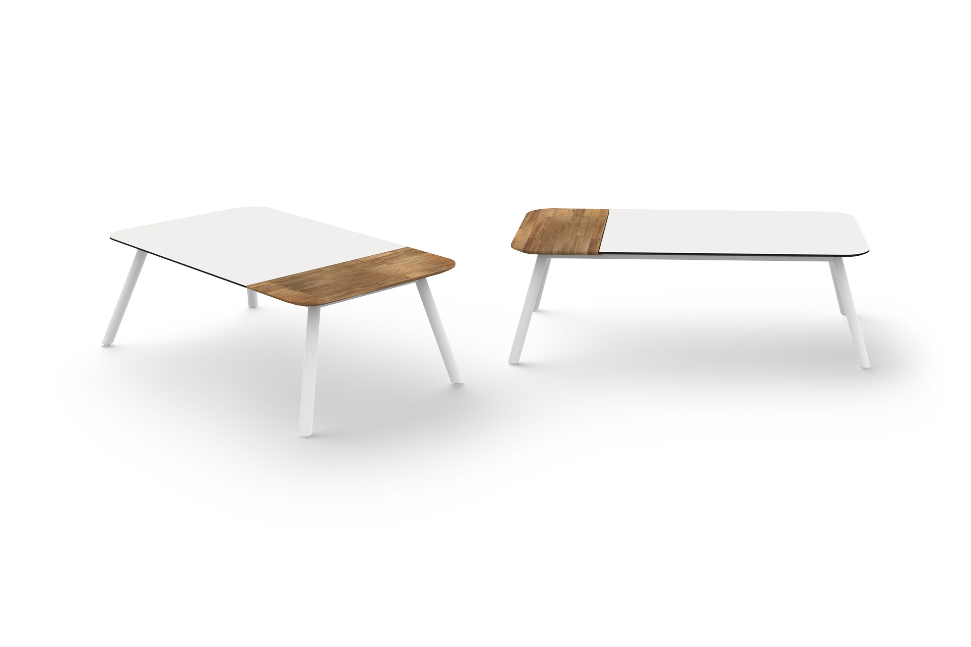 DAI89 DAISY Chat Table Rectangular (Alu Legs) - CA1