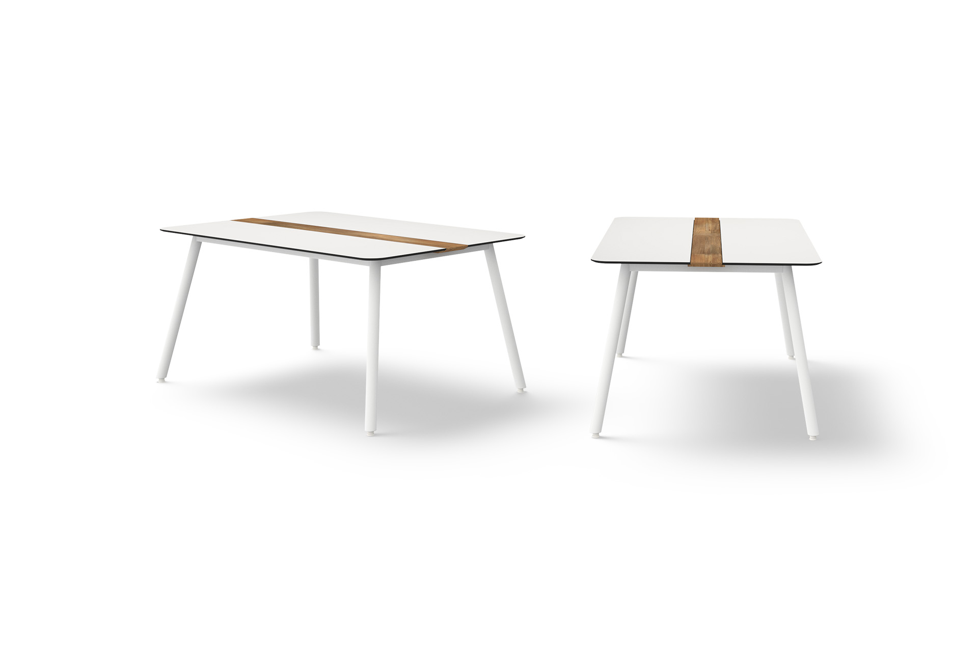 DAI92 DAISY Dining Table Rectangular 160 Cm (Alu Legs) - CA1