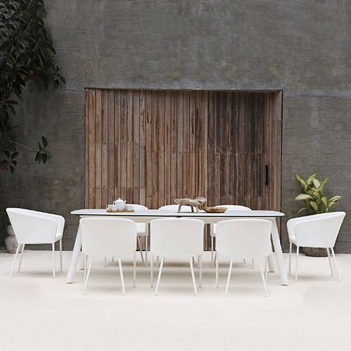 ZUPY Ext Table HPL & Dining Chair