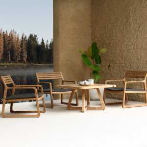 ESTATE Coffe Table Teak & Lounge Chair