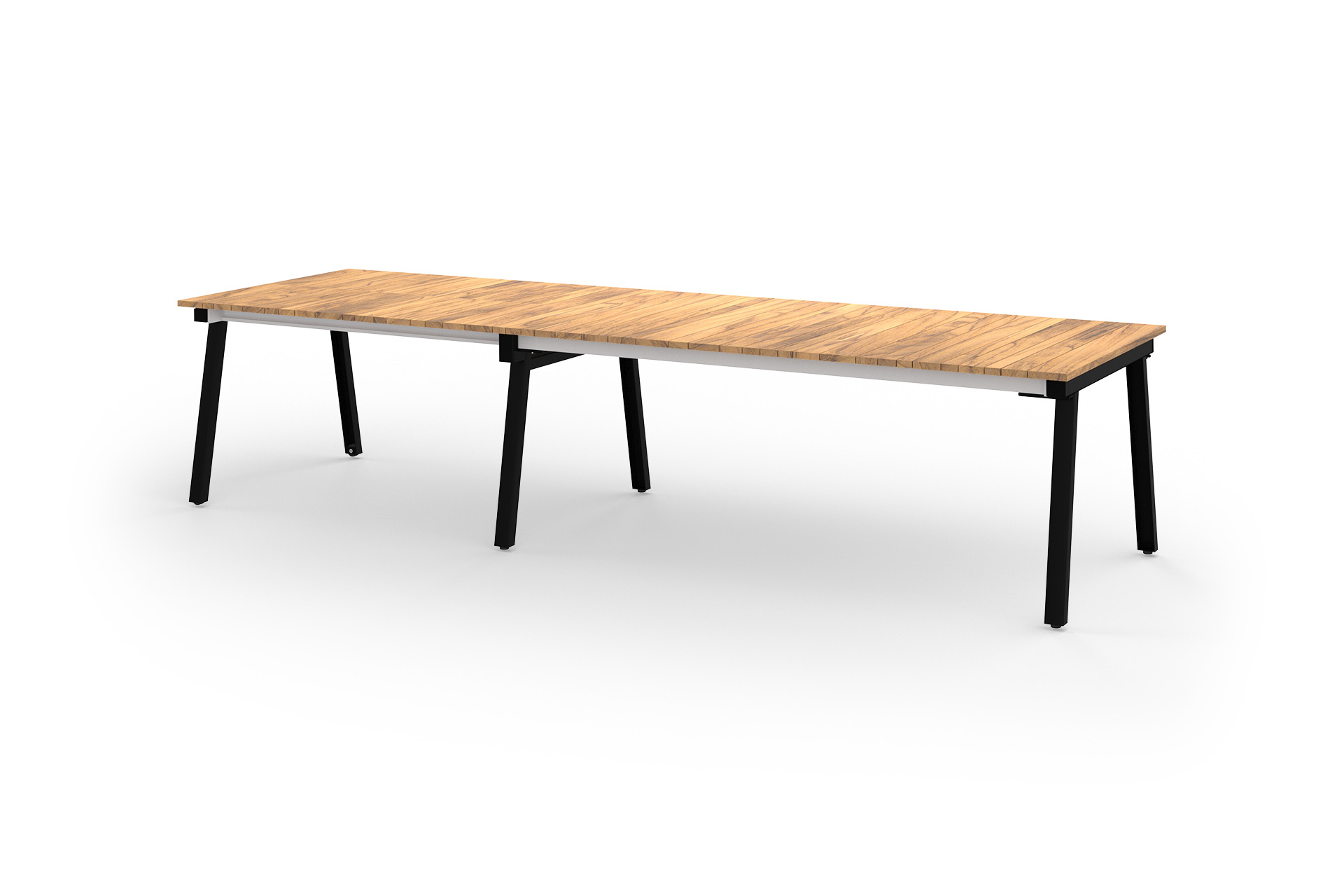 MAXX15 MAXXIMUS Extension Table 215-280-345 x 100 Cm (Premium Teak) - CA1