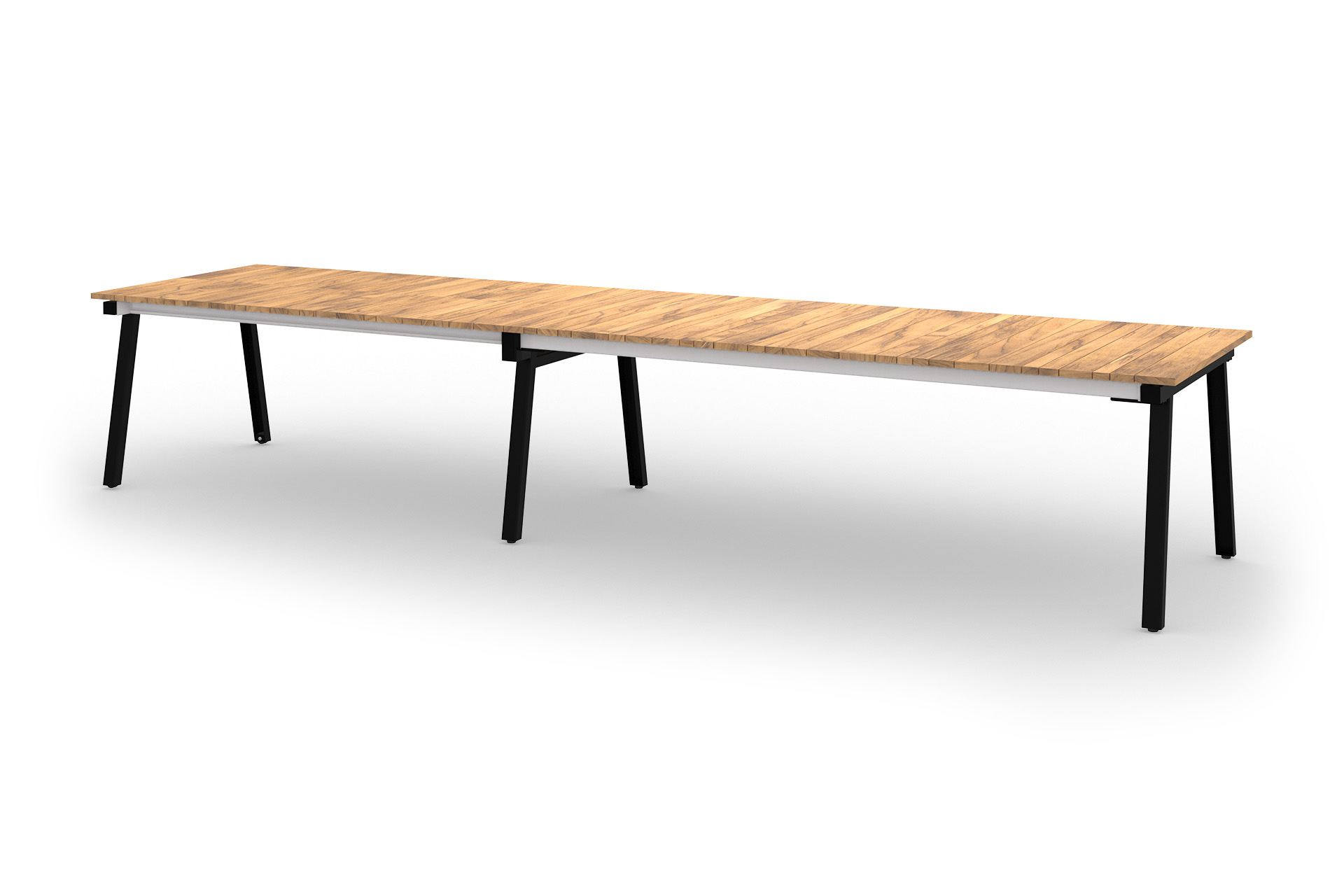 MAXX16 MAXXIMUS Extension Table 245-305-365-425 x 100 Cm (Premium Teak) - CA1