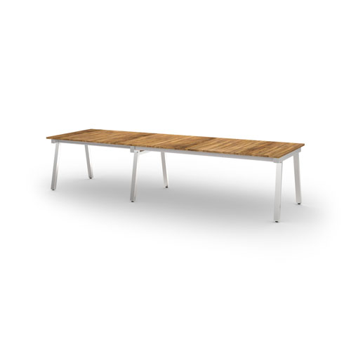 MAXXIMUS Ext Table 135.5″ / 345 cm (SS-Recycled Teak)