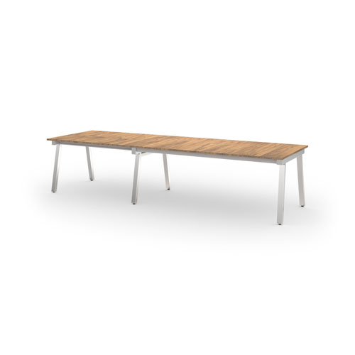 MAXXIMUS Ext Table 135.5″ / 345 cm (SS-Premium Teak)
