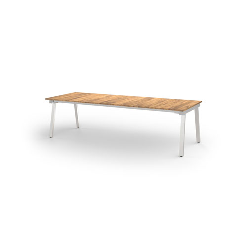MAXXIMUS Table 274×100 Cm (Stainless Steel – Premium Teak)