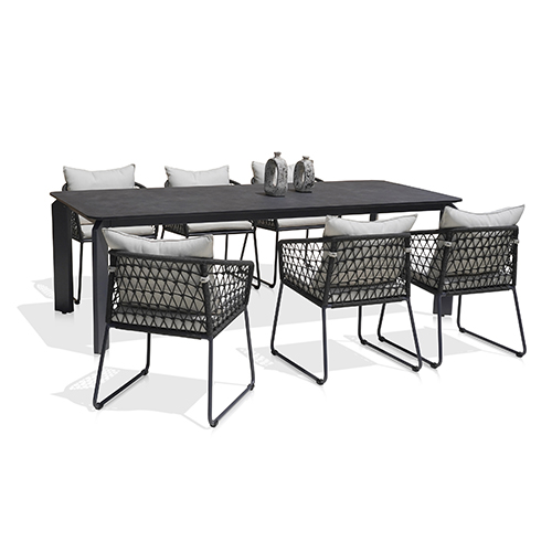 TITAN Dining Table HPL & OHANA Dining Chair