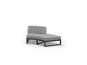 MUN013 MUNIA MO Curved Modular System Half Back - Left