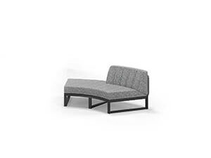 MUN014 MUNIA MO Curved Modular System Half Back - Right