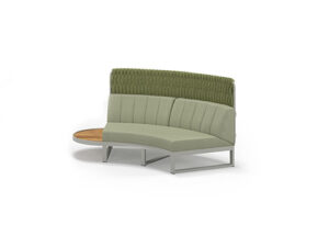 MUNIA NAYA Curved Right Hand Modular System (Teak Top | High Back)