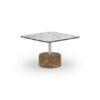 GLY111 GLYPH LOW TABLE SQUARE 60x60cm HPL Top Teak Base - CA1