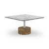 GLY112 GLYPH LOW TABLE SQUARE 80x80cm HPL Top Teak Base - CA1