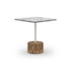 GLY115 GLYPH TEA TABLE SQUARE 60x60cm HPL Top Teak Base - CA1