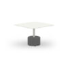 GLY121 GLYPH LOW TABLE SQUARE 60x60cm ALU Top Stone Base - CA1