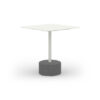 GLY125 GLYPH TEA TABLE SQUARE 60x60cm ALU Top Stone Base - CA1