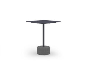 GLYPH Bistro Table Square 23.5" / 60 cm (Alu Top | Stone Base)