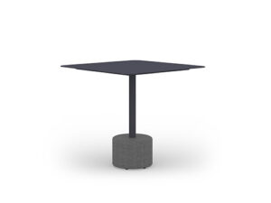 GLYPH Bistro Table Square 31.5" / 80 cm (Alu Top | Stone Base)
