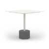 GLY127 GLYPH BISTRO TABLE SQUARE 80x80cm ALU Top Stone Base - CA1