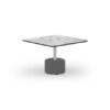 GLY131 GLYPH LOW TABLE SQUARE 60x60cm HPL Top Stone Base - CA1