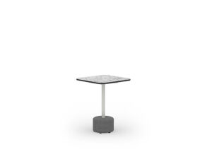 GLYPH Low Table Square 16" / 40 cm (HPL Top | Stone Base)