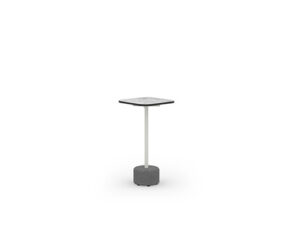 GLYPH Side Table Square 12" / 30 cm (HPL Top | Stone Base)