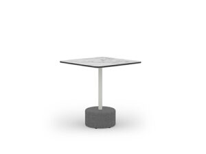 GLYPH Tea Table Square 23.5" / 60 cm (HPL Top | Stone Base)